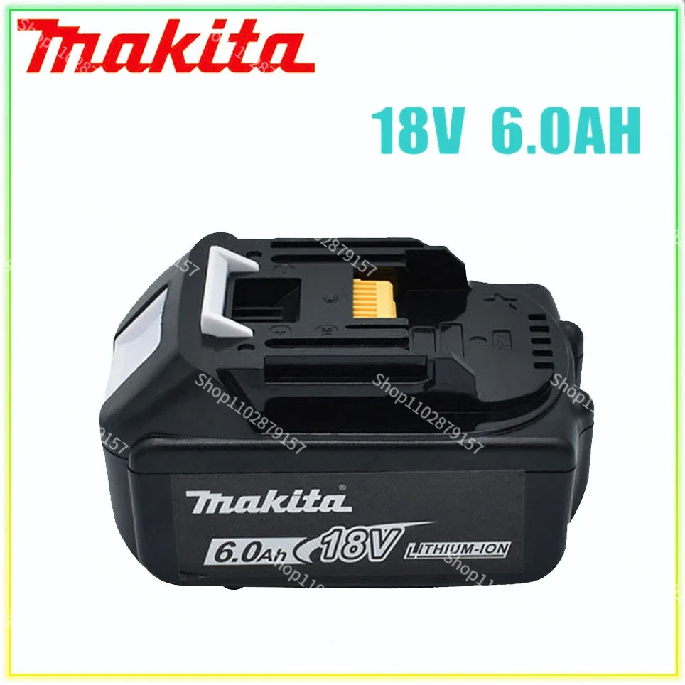 

6.0 Ah Makita-100% Original Rechargeable Power Tool Battery, Replaceable LED Lithium-ion 18V LXT BL1830 BL1860B BL1860 BL1850