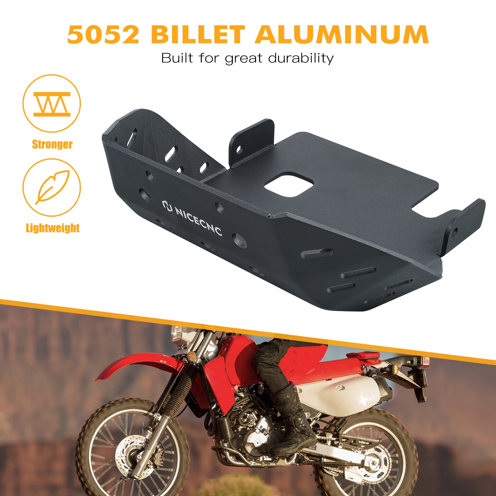 NICECNC Für Honda XR650L 1993-2025 Motorrad Unterfahrschutz Motor Boden Schutz Schutz Abdeckung XR 650L Zubehör 2024 2023 2022 – Detail 2