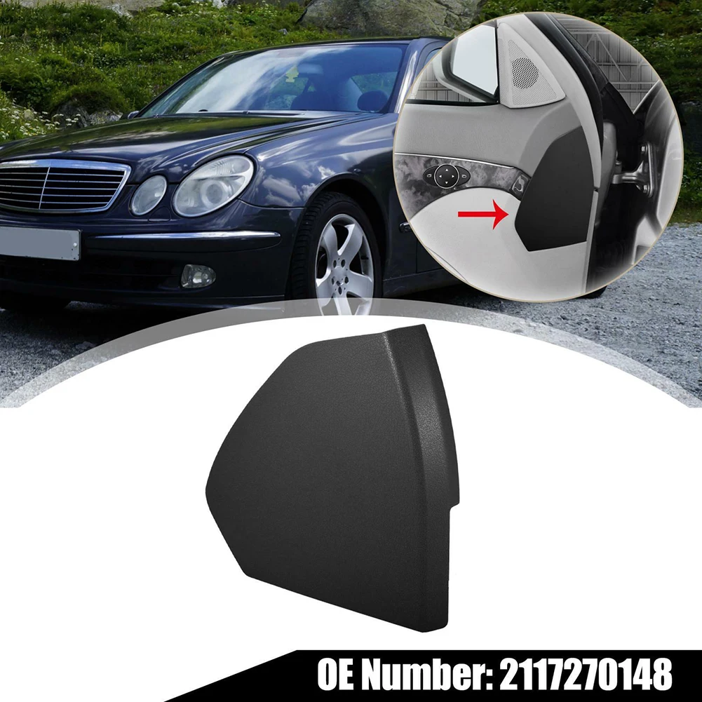 

1x Right Driver Front Door Upper Cover Trim Black ABS Instrument Panel Side Panel For Mercedes For E-Class W211 2003-2009