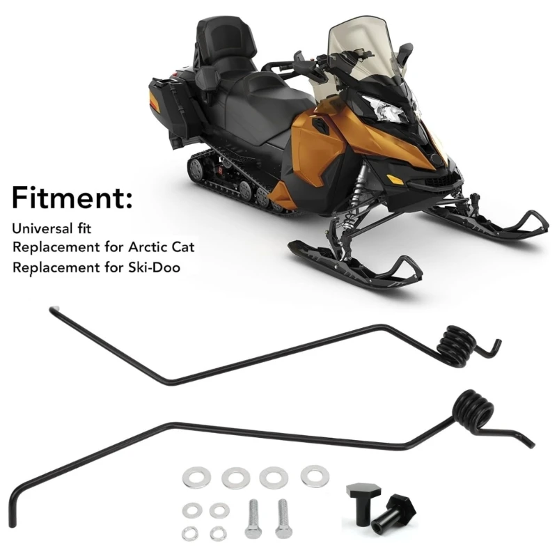 유니버설 스노 모빌 아이스 스노우 스크래처 키트 레일 마운트 스프링 스틸 스타일 교체 부품 Ski Doo 4E565768 용 내구성