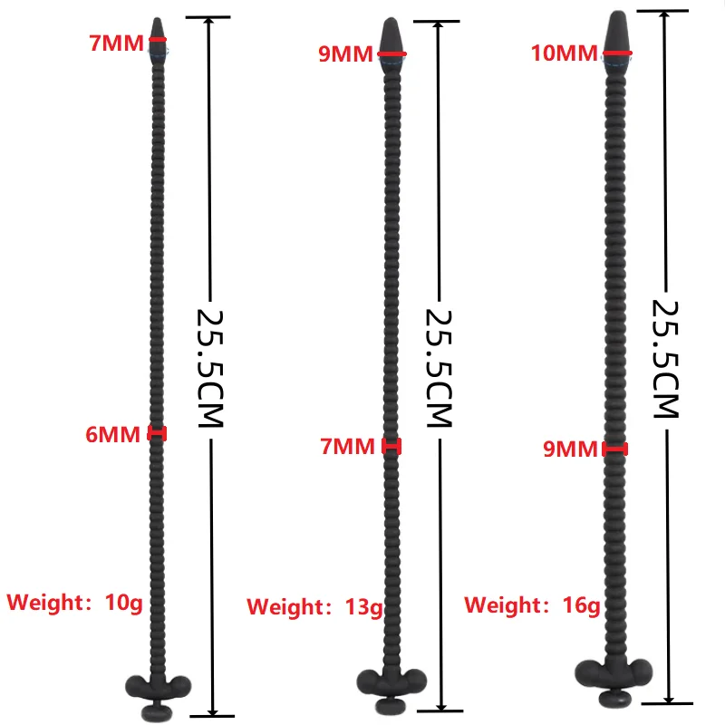 Silicone Long Thread Urethral Catheter Plug Dilator Set Male Hollow Penis Plug Urethra Sound Insert Sex Toys for Man Gay urethral dilator silicone urethral dilator