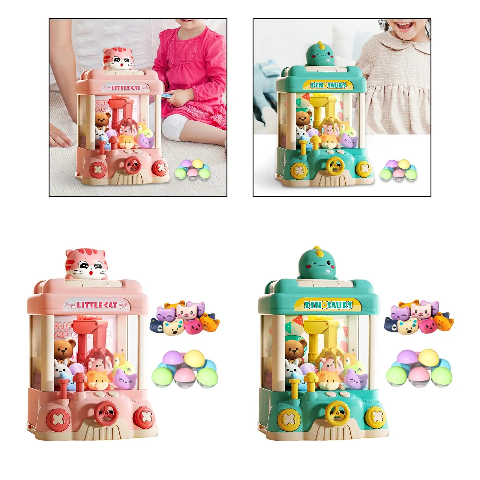 

Small Claw Machine Pretend Play Party Favors Portable Mini Vending Machines for