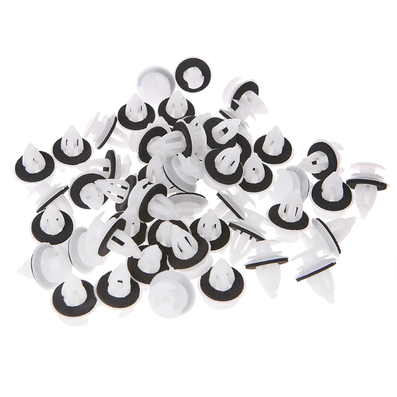 

50x Bumper Clip Car Door Trim Panel Fastener Clip Retainers Plastic Rivet