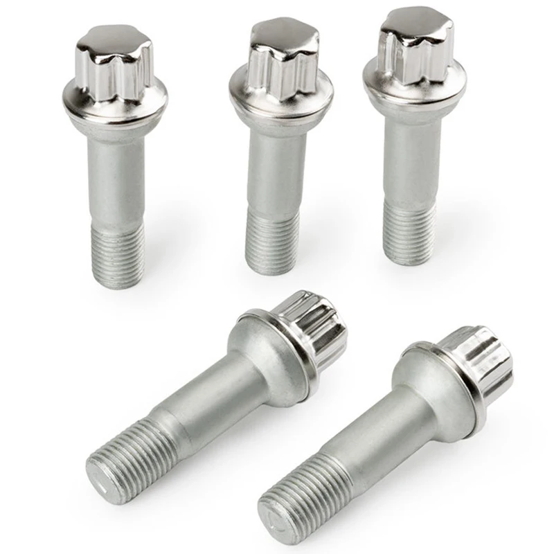 Akozon Wheel Lug Bolts - 20 Pcs M14x1.5 For Mercedes Benz ML350, S500, GLK350, S550, CL500, GL450 | OE 0009905307 5 thumbnail image