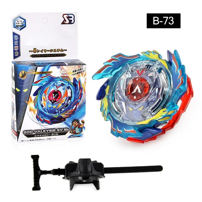 

Beyblade Burst Gyro Toy B- 73 God Martial Arts Beyblade Boxed with Small Pull Ruler Transmitter Boys and Girls Holiday Gifts