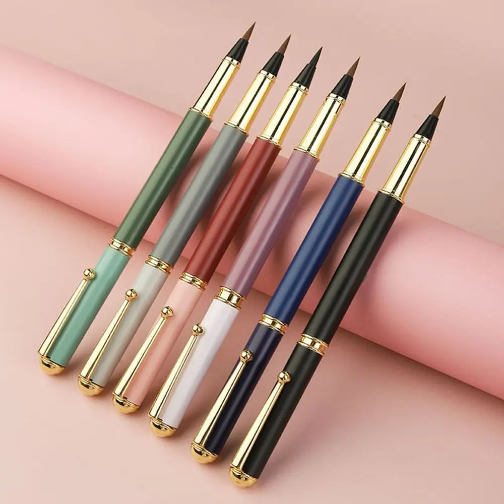 

Beginners Professional Drawing Artist Metal Soft Hair Chinese Brushes Calligraphy Pen Brushes Painting Pens Penmanship Brushes