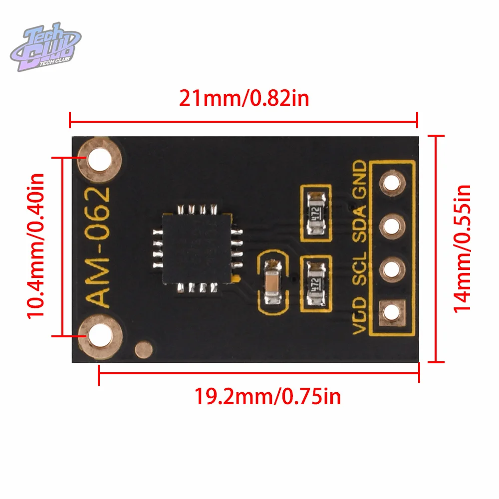 High Precision Digital Barometric Pressure Sensor TSYS01 Temperature Humidity Air Pressure Sensor Module I2C Interface