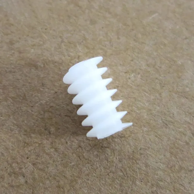 Description Picture 6 of item10pcs 10*6*1.9mm Rubber White Right Hand Plastic 6*10 (2A) Worm Turbine 0.5 Module Reduction Gears DIY Model Parts