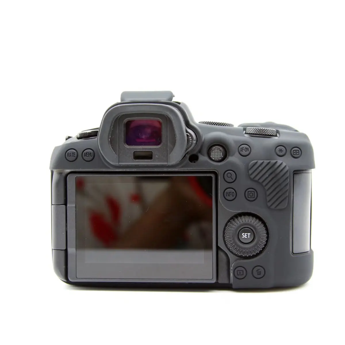 Coque peau en Silicone souple, housse de protection pour appareil photo DSLR, pour Canon EOS R100 R8 R7 R6 R6II R5 R10 R50 R RP 70D 80D 2000D T7-For EOS R7 Rouge- image 28 | Rakuten