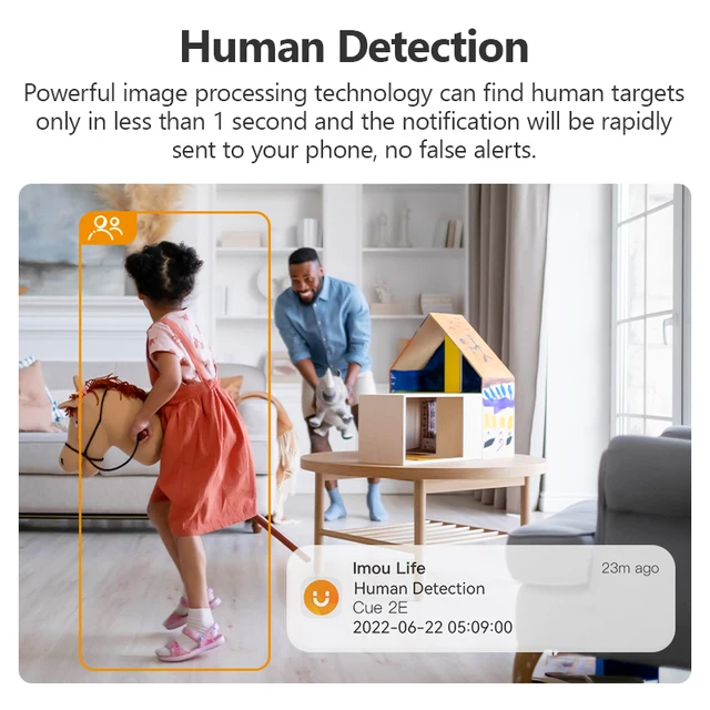 IMOU Indoor Big Save WiFi Camera Home CCTV Surveillance 360°PTZ Camera Auto Tracking Security Protection Family Pet Baby Monitor 2