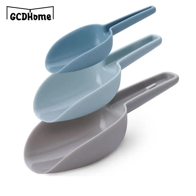 1/3PCS Plastic Ice Shovels Candy Dessert Party Buffet Scoop Frosted Rice Grains Flour Shovel Coffee Tea Serving Kitchen Bar Tool