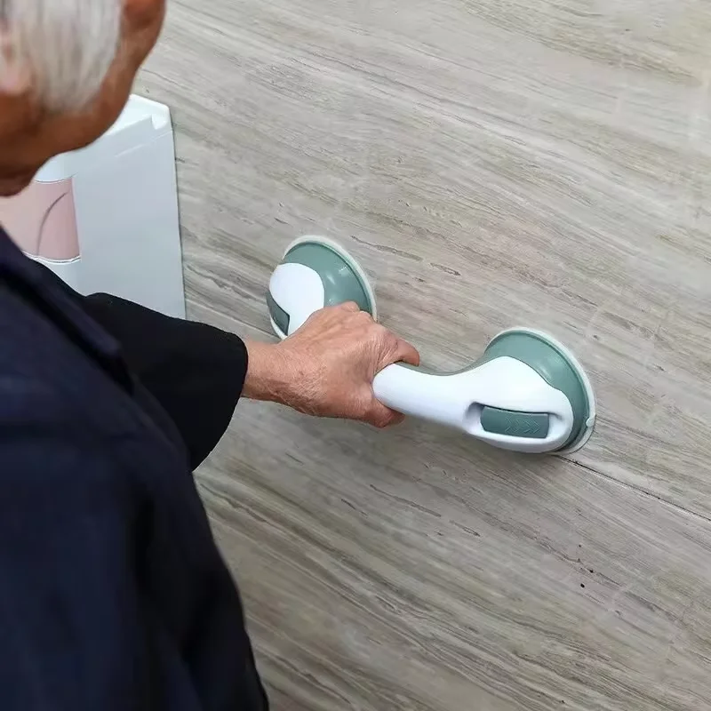 Bathroom Handrail Shower Handle Grab Bars Bathroom Handrail to Prevent Falls Suction Cup Bathroom Tub Children Free Punch Handle Glass Doors And Windows Elderly Handle
