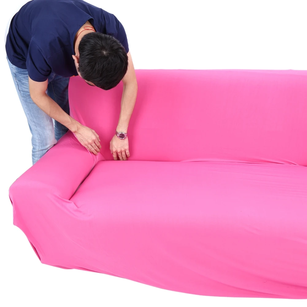 7 Colors 3 Seater Household Stretch Elastic Sofa Couch Protective Slipcover Couch Cover Sofa Cover Sofa Slipcover