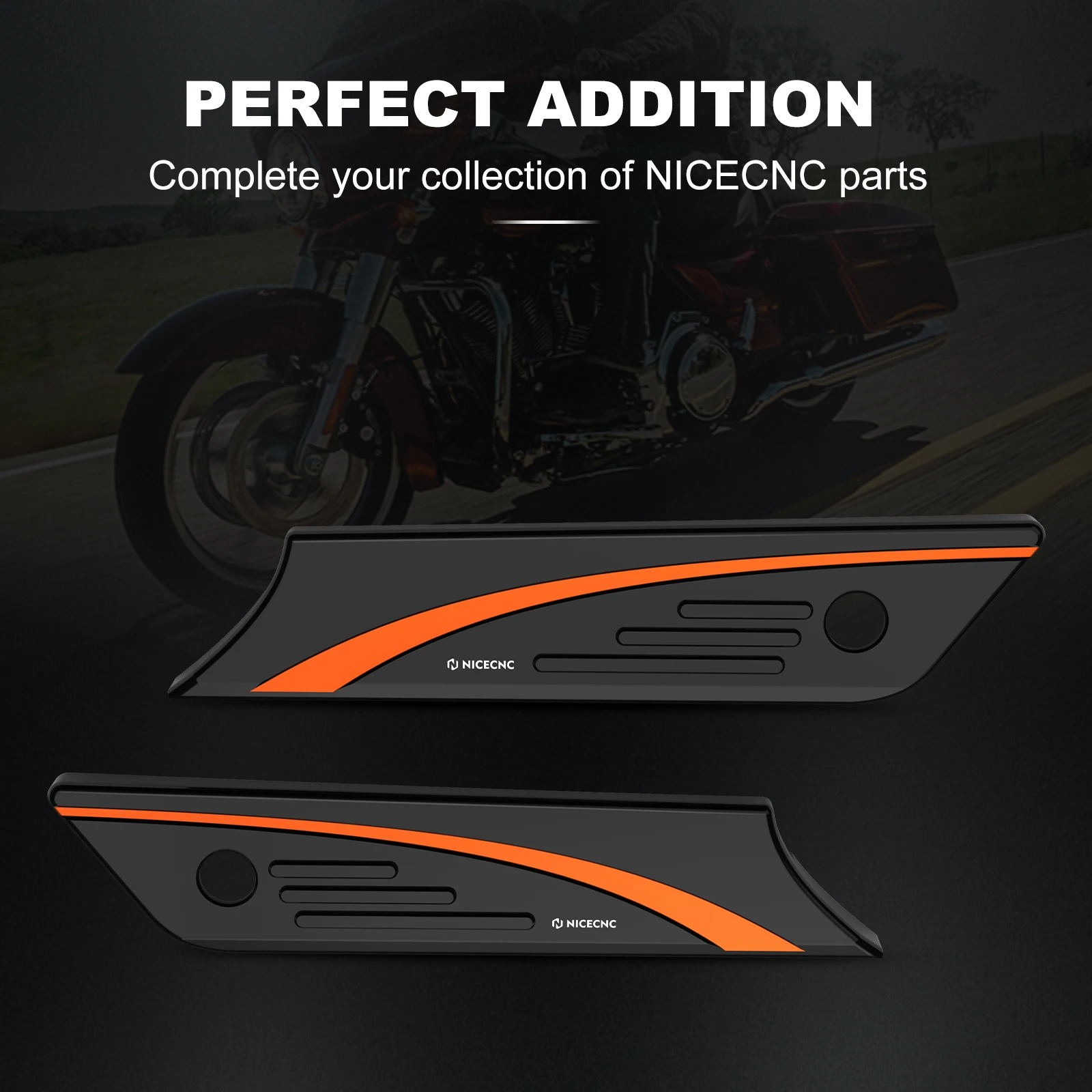 Satteltaschen-Verriegelungsabdeckungen für Harley Street Glide FLHX FLHXS 2014–2023, Road King FLHP FLHR 2014–2022, Road Glide FLTRX 2015–2023 – Detail 8