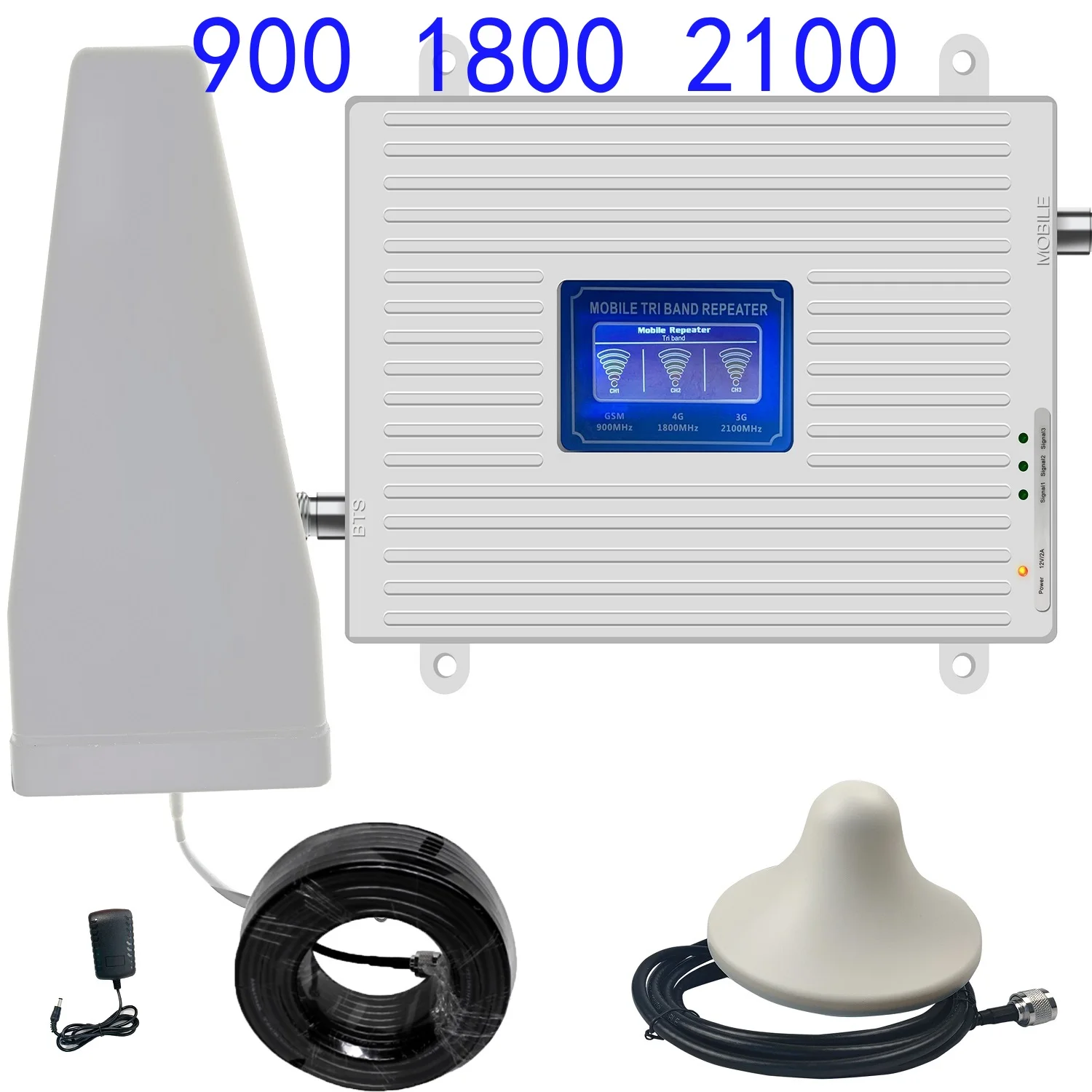 900/1800/2100/2600 MHz 4G 3G 2G 4-BAND amplificateur de signal LTE WCDMA GSM 