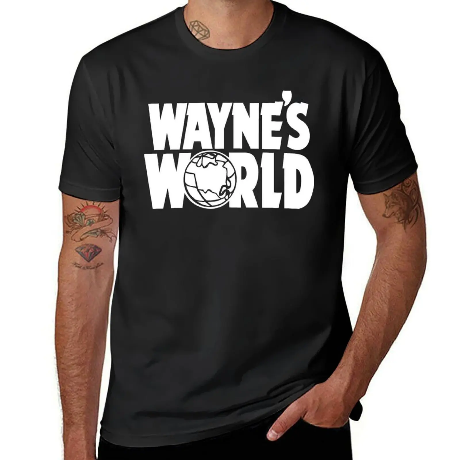 

Wayne's World T-Shirt animal prinfor boys tops t shirts for men graphic