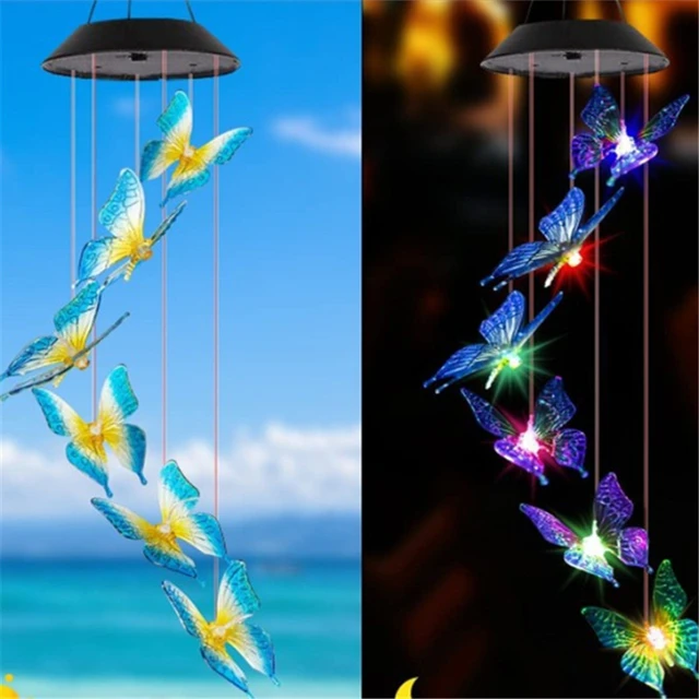 Solar Hummingbird Garden Lights  Solar Light Garden Butterfly - Led Color  Changing - Aliexpress