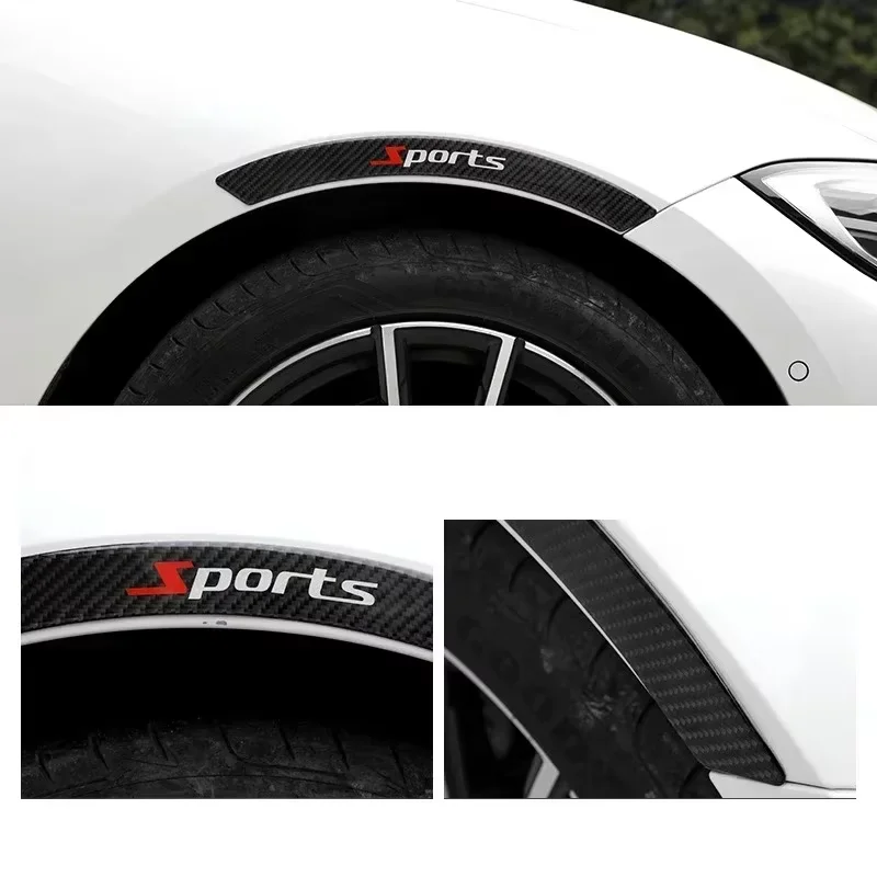 Motors Wheel Brow Decorative Stickers Covering Scratches Anti-scratch Anti-collision Drip Stripes Exterior Protection General car stickers car door stickers carbon fiber sticker car reflective stickers car bumper sticker car reflective tape sticker
