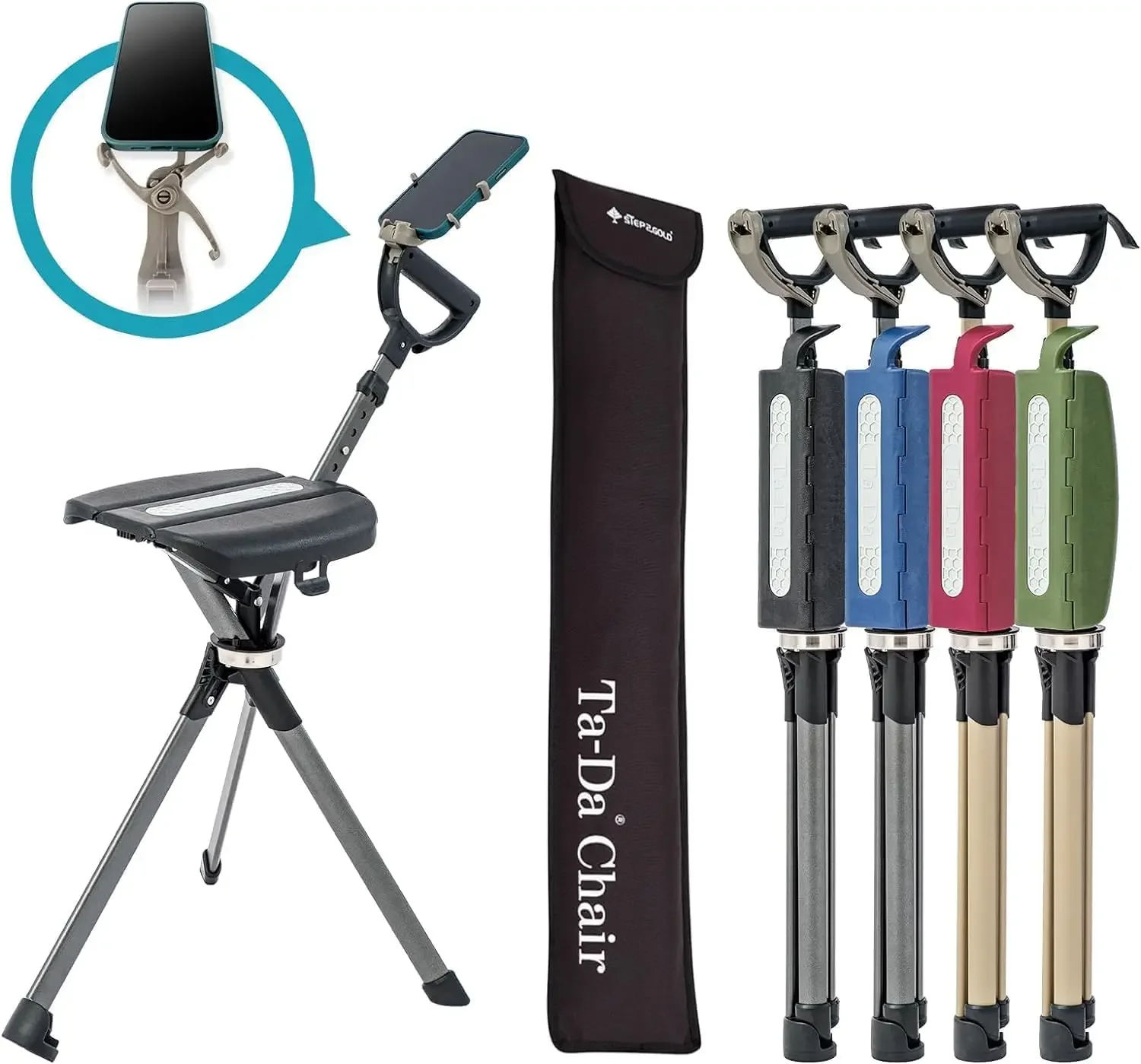 Series 2 PRO, Portable Trekking Hiking Pole, Folding Walking Stick with