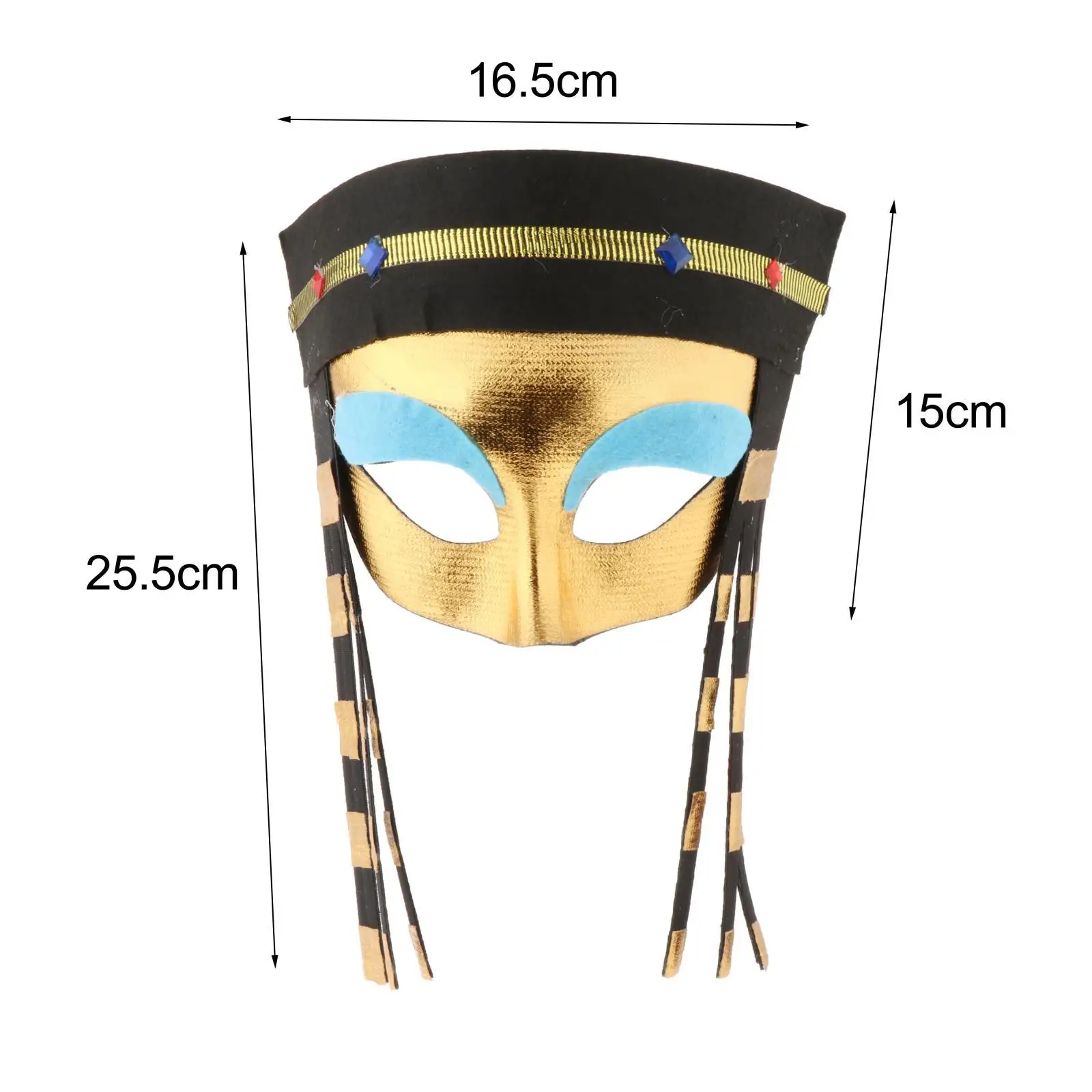 Egyptian Costume Egyptian Headband Festivals Women Men Birthday Mask Supplies Hat Headpiece