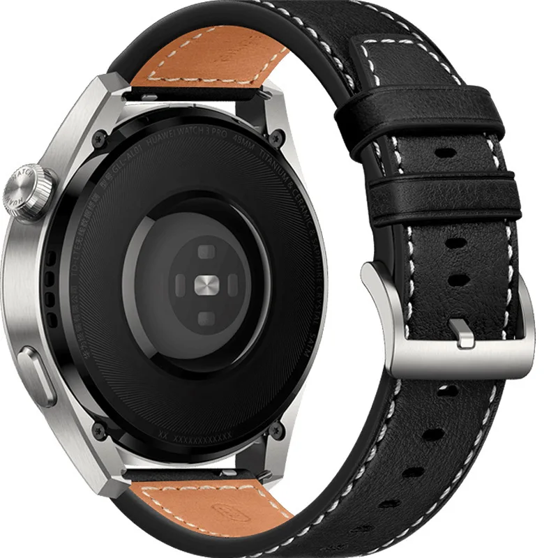 Premium 22mm Leather Smartwatch Replacement Strap