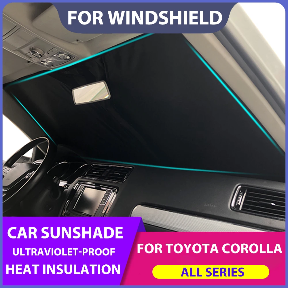 Front Car Windshield Sunshades For Toyota Corolla 11th 2014- Car Windows Shield Sun Shades For Toyota Corolla 12th -