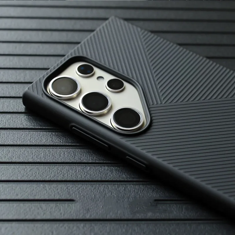 Ultra Slim Matte Hard Back Case with Anti-Fingerprint Frosted Stripe Cover