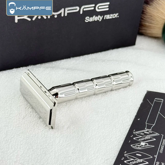 Rasoio da uomo in acciaio inossidabile 316L, rasoio di sicurezza, fidanzato, padre, regalo, lavorazione CNC 6
