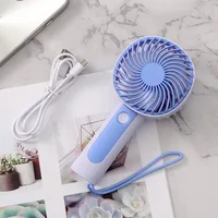 Mini Portable Fans 3 gear Handheld USB Rechargeable Fan Mini Desktop Air Cooler Outdoor Fan Cooling Travel Hand Fans 2