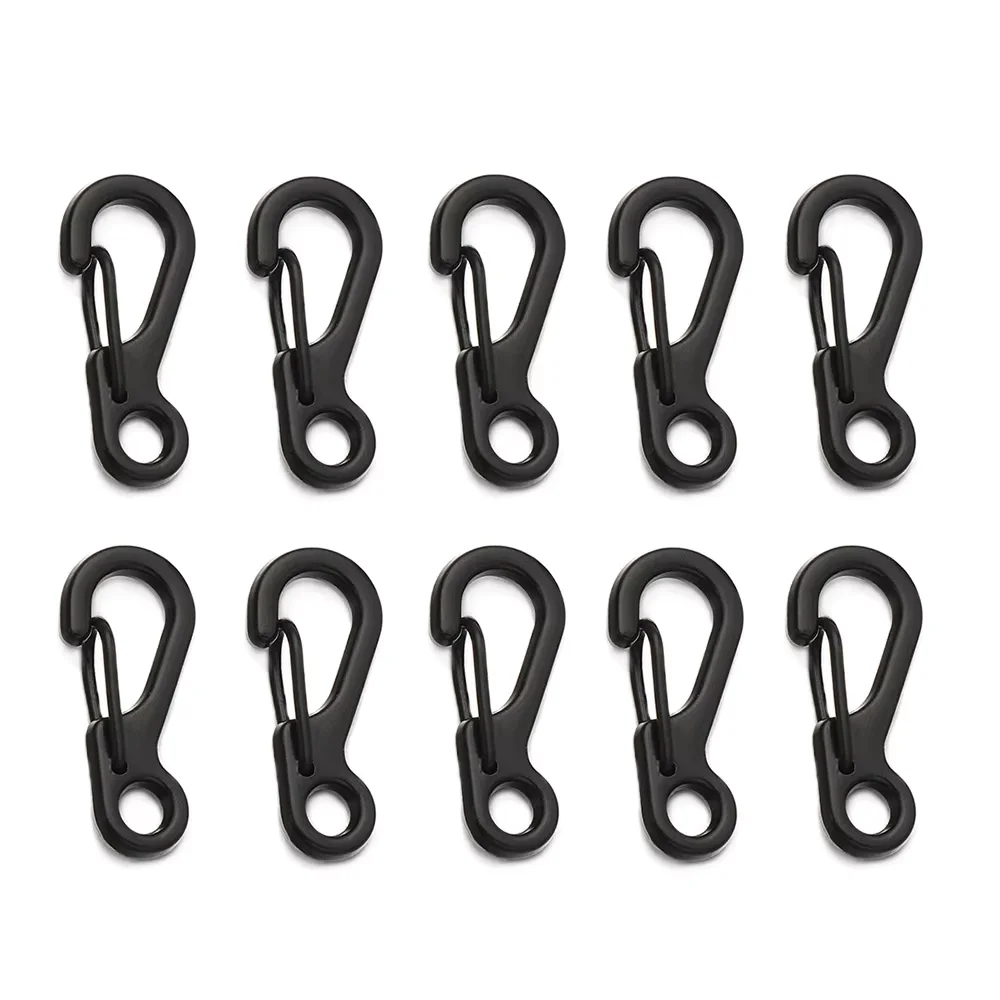Key Chain Clip 4/10Pcs Carabiner D-Ring Spring Clips Mini Aluminium Alloy Hang Buckle Outdoor Camping