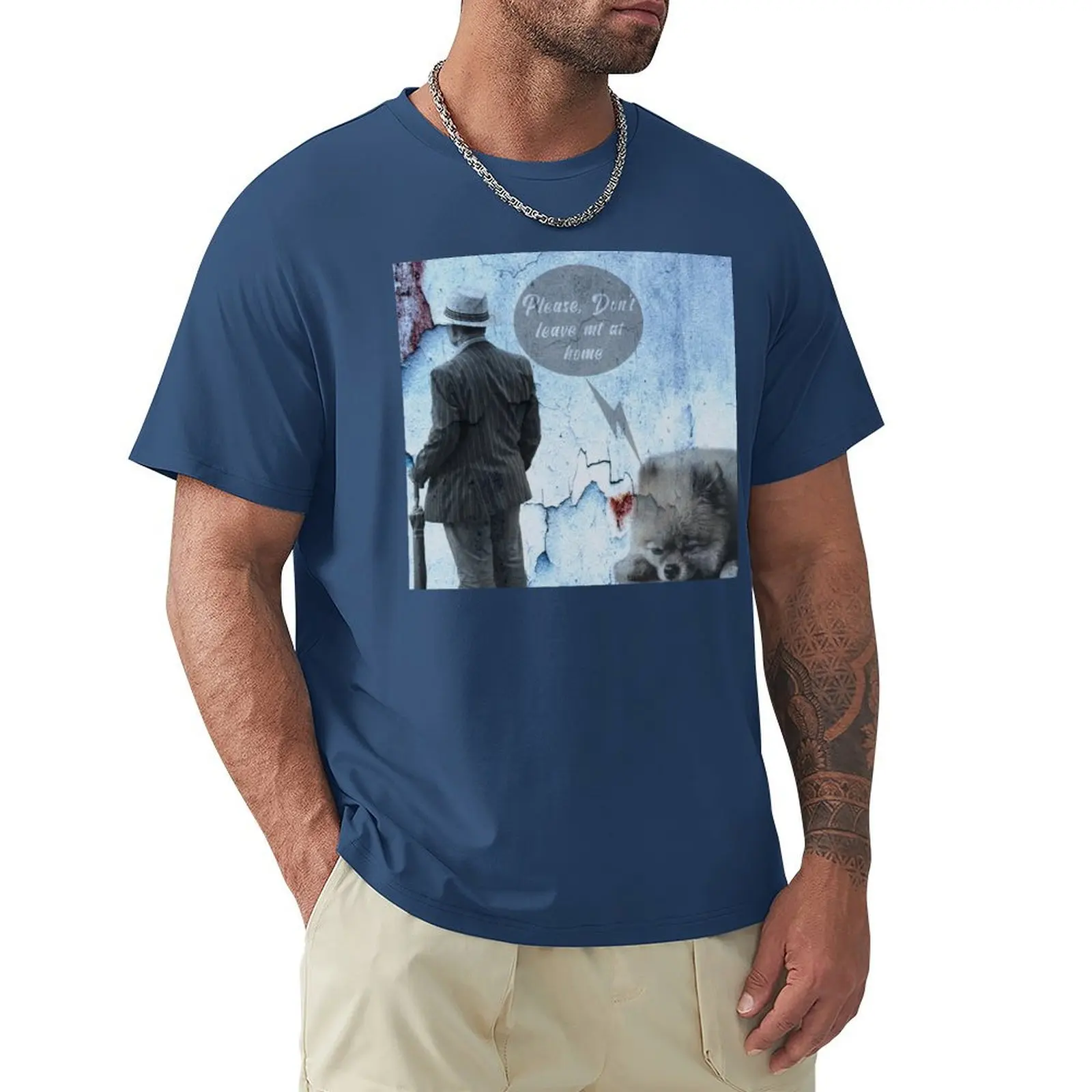 

leaving dog home dog alone in house T-Shirt Blouse blacks oversized t shirts for men
