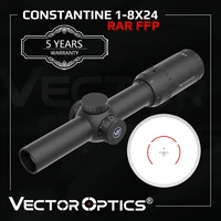 Vector Optics Constantine 1-8x24 FFP RAR LPVO Riflescope With FMC Lens&Ture 1x Power For Both-Eyes-Open Shooting,Competition 1
