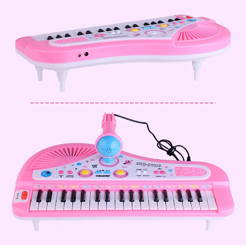 Mingzhe 37 Teclas para Crianças Piano Musical Teclado Piano Eletrônico  Brinquedo Instrumento Musical Brinquedo com Microfone para Meninos Meninas  com Mais de 3 Anos : : Brinquedos e Jogos