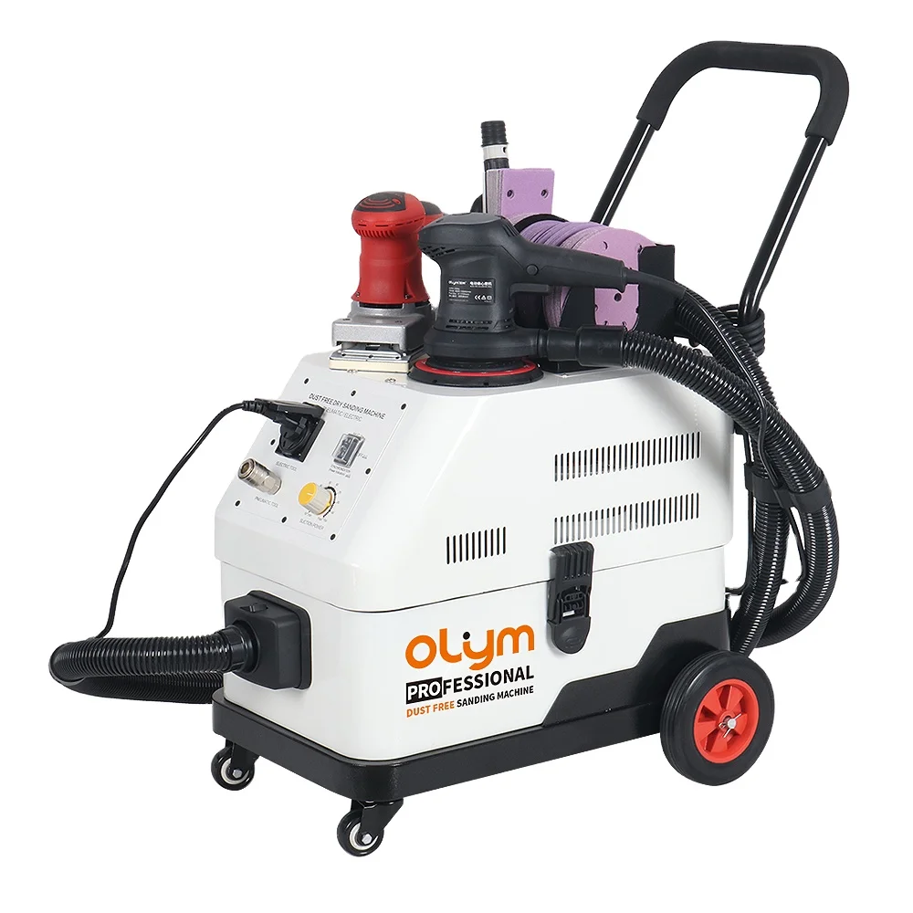 

OLYM 2023 Latest CE Certified Car Body Dust-free Grinding Machine Vacuum System with Large Volume 50L 2300W