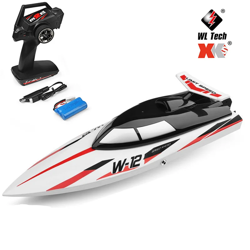 Bateau RC rapide 46cm WL912-A - Jouet radiocommandé haute vitesse