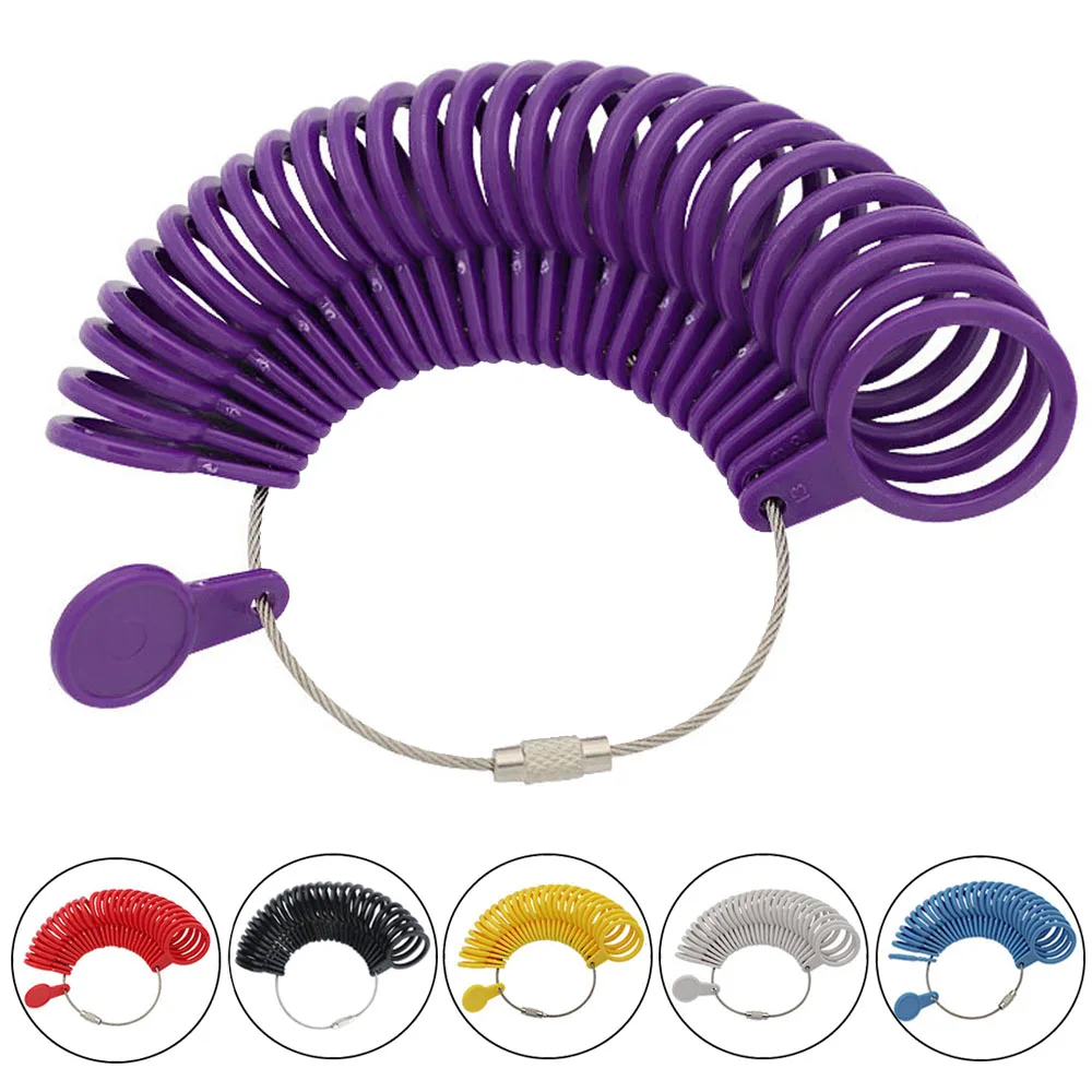 Anello Di Misurazione Stick 0 - 13Mm 1-33Mm Ring Size Finder Stick Finger Gauge Kit Per Gioielli Fai Da Te Che Fanno Anello Strumenti Di Misurazione S