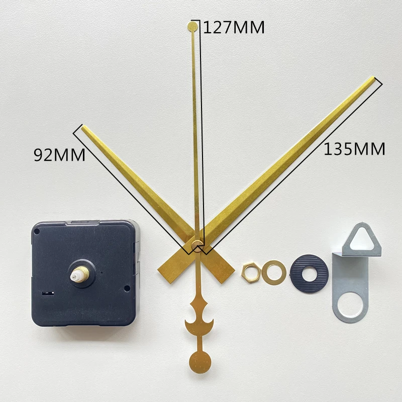 Silent Quartz Movement Wall Clock Mechanism with 12MM Shaft