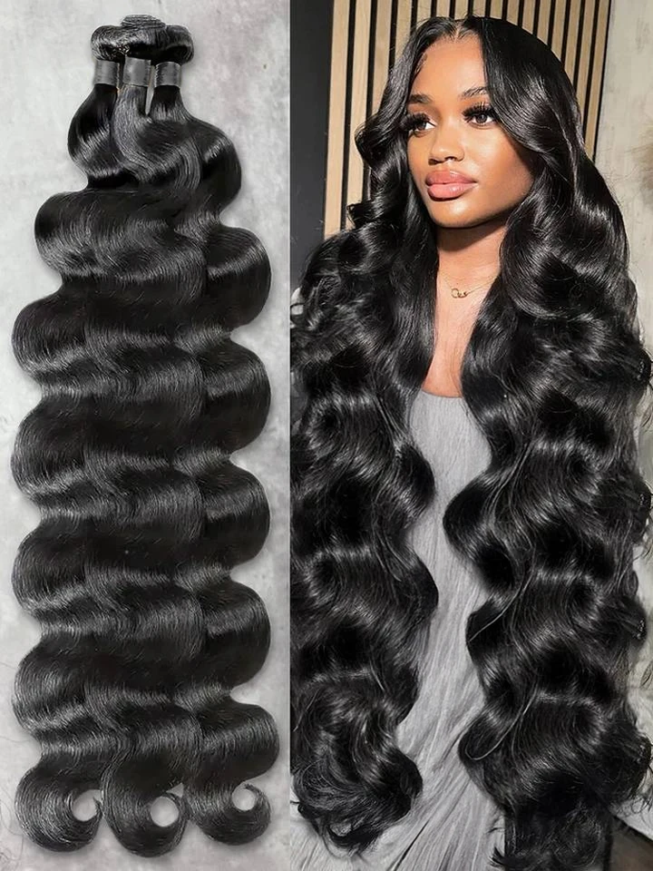 Virgin Brazilian Human Hair Body Wave Extensions