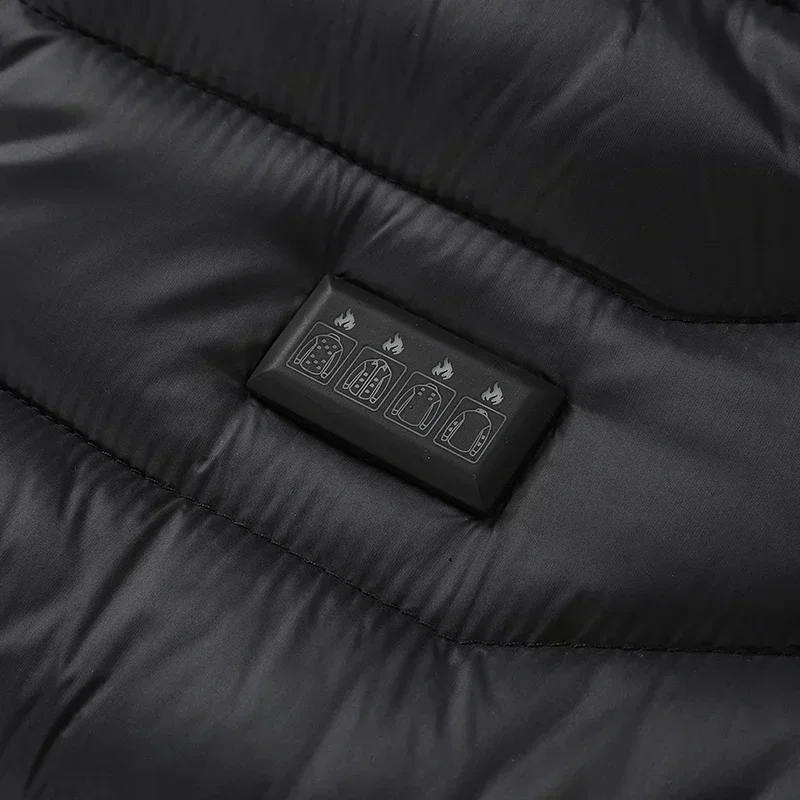 Men's Winter USB Electric Parkas Smart Self-Heating Clothes Women's Camping Ski Down Cotton Padded Coat 23 Areas Heated Jacket down jacket mens jacket