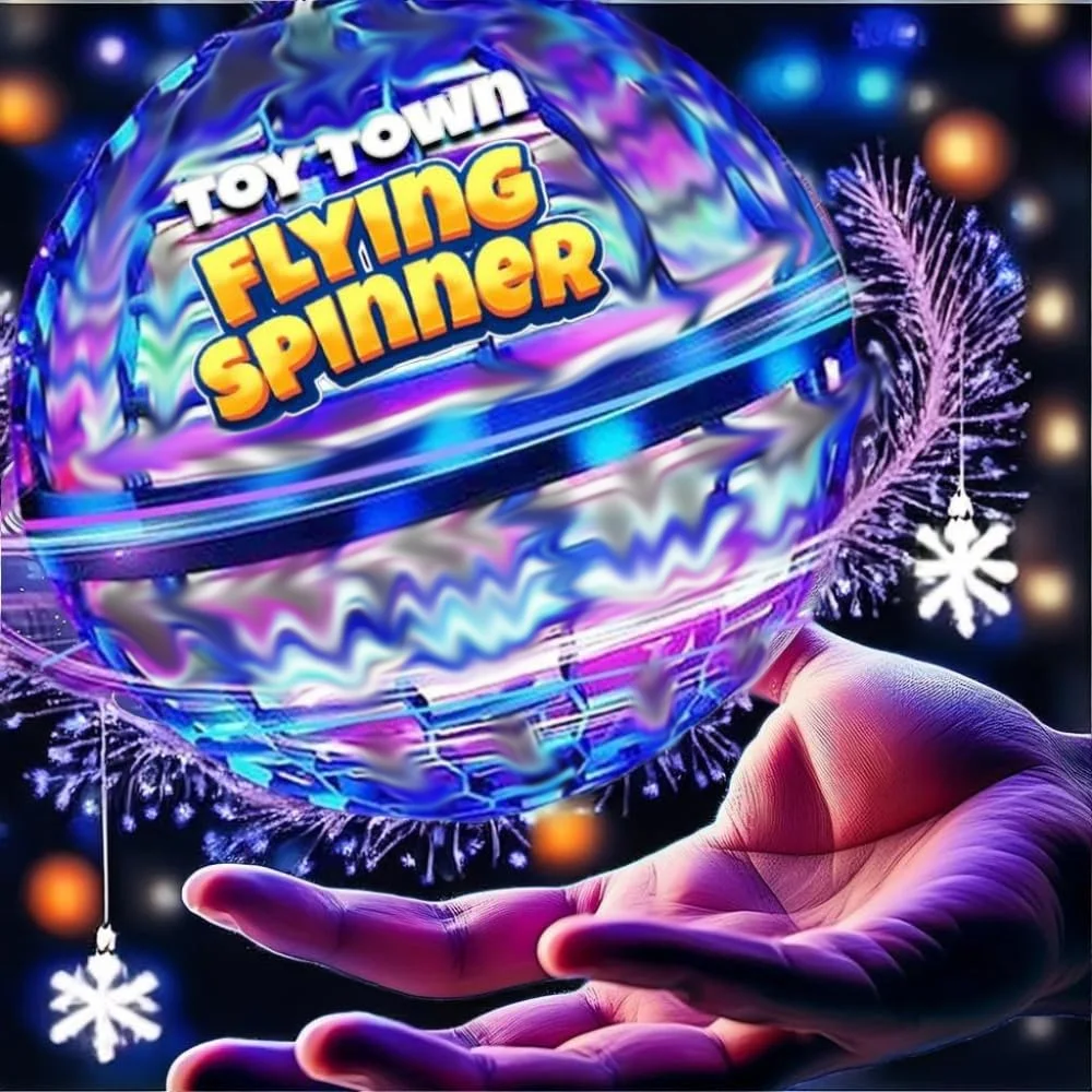 Flying Orb Ball Magic Hover Cosmic Globe RGB Lights For Kids Teens Adults Indoor Outdoor Hand Drone Fidget Toy