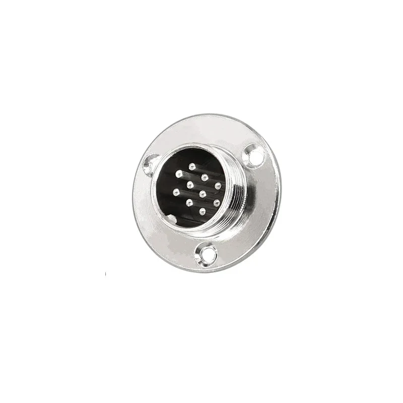 항공 플러그 소켓 플랜지 장착, GX12, GX16, GX20, 25/30, M25, 3 홀 고정, 2, 3, 4, 5, 6, 7, 8, 9, 10, 12, 14, 5, 100 세트 커넥터, 15 핀
