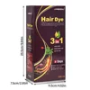 3 In 1 Instant Coloring Shampoo Natural Black Color for Men Women Hair Dye Herbal Brown Purple Hair Dye Hair Dye Shampoo 5