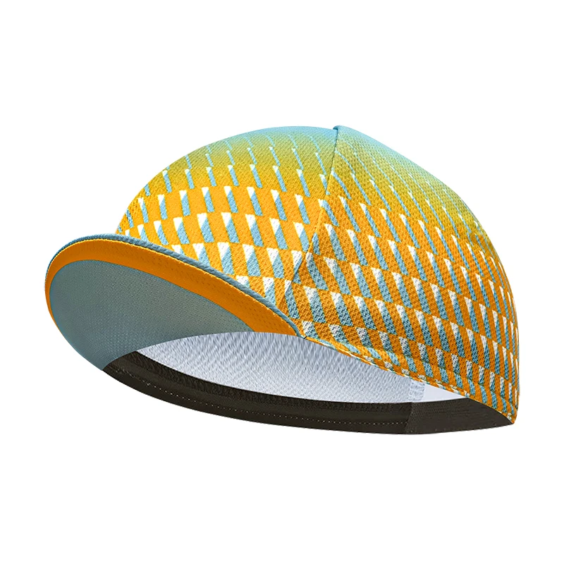 Simple style cycling cap, summer polyester sweat absorption, popular, unisex, cycling cap boutique, sports cap, line grid graphi