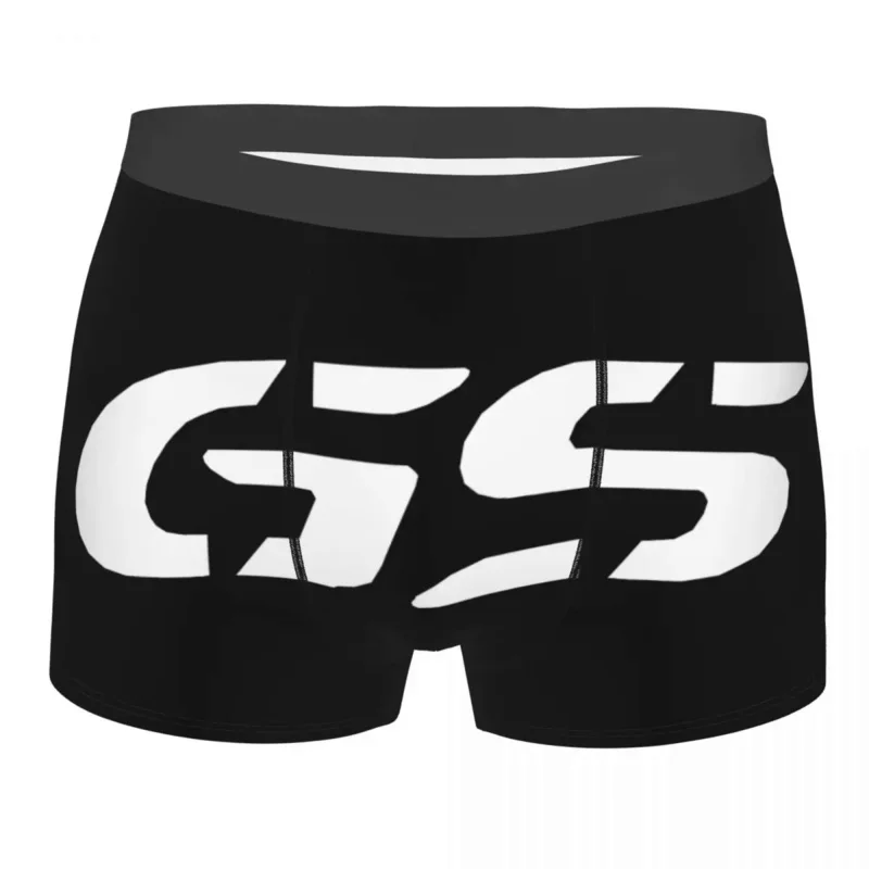 

Custom White GS Motorcycle Adventure Boxers Shorts Men Enduro Motorbike Briefs Underwear Cool Underpants