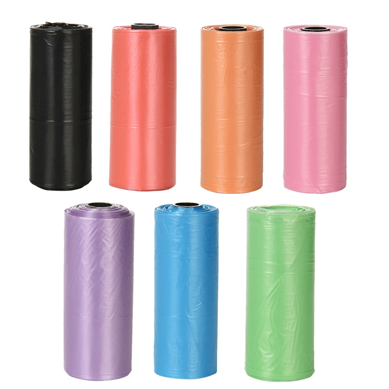 Holapet Dog Poop Disposable Bags Dog Cat Waste Pick Up Clean Bag for Puppy Dogs Random Color Pet Accessories pet accessories dog poop bags pet supplies