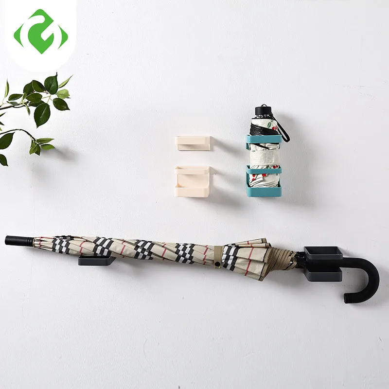 Wall Mounted Umbrella Stands Rack Solid Color Umbrella Storage Holder Folding umbrella Shelf For Home Office Holder