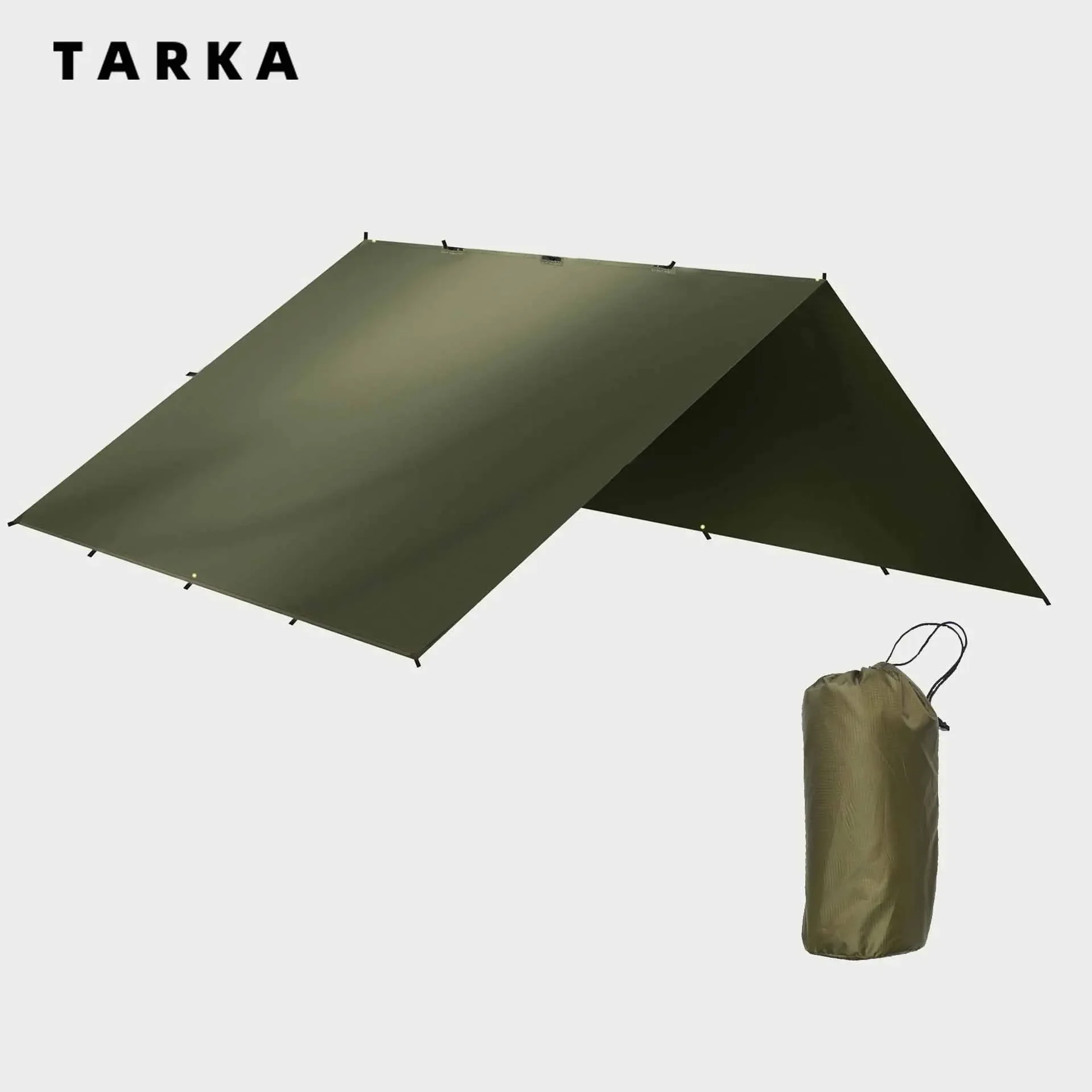 TARKA-tienda de campaña para exteriores, toldo impermeable de supervivencia, refugio solar turístico, 4x4m/4x3m/3x3m