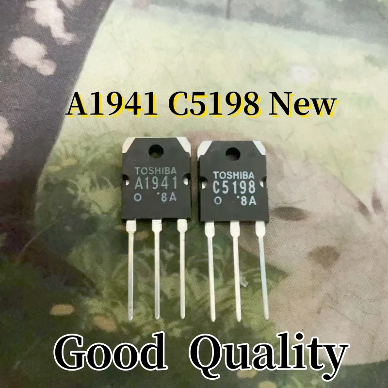 10PCS 5pairs 2SA1941 2SC5198 A1941 C5198 TO 3P Power Transistor New Original bjt transistor