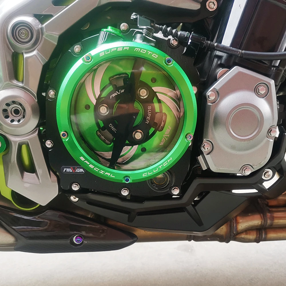 2024 2025 CNC Z900 ZR 900 Engine Clear Clutch Cover Protector