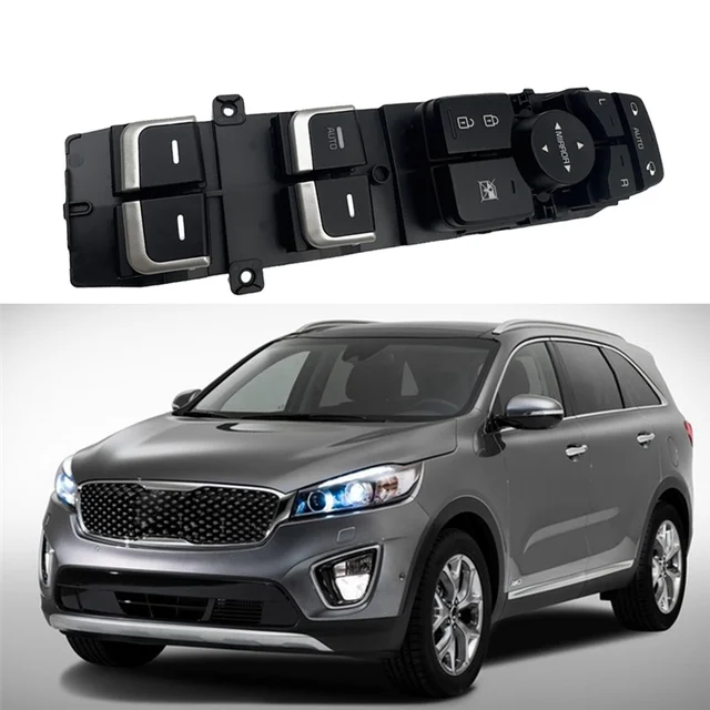 Interruttore Alzacristallo Per Kia Forte 2019-2021 - Lato Conducente, 18 Pin, OE 93571-M6100 - Foto 6